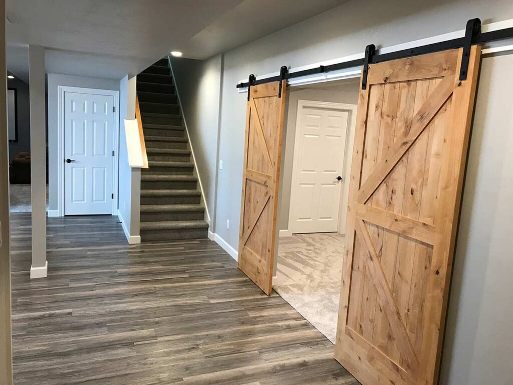 basement-sliding-doors-design