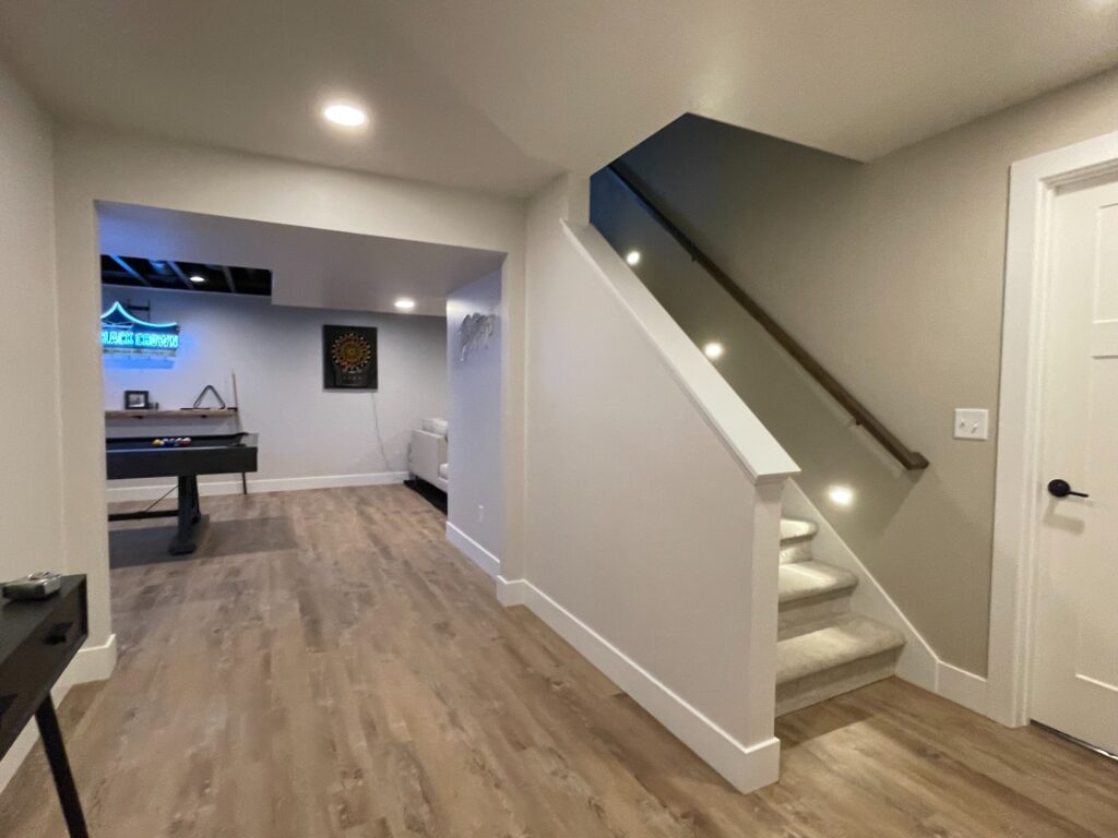 integrated-lights-brighten-up-staircase-in-neenah-basement